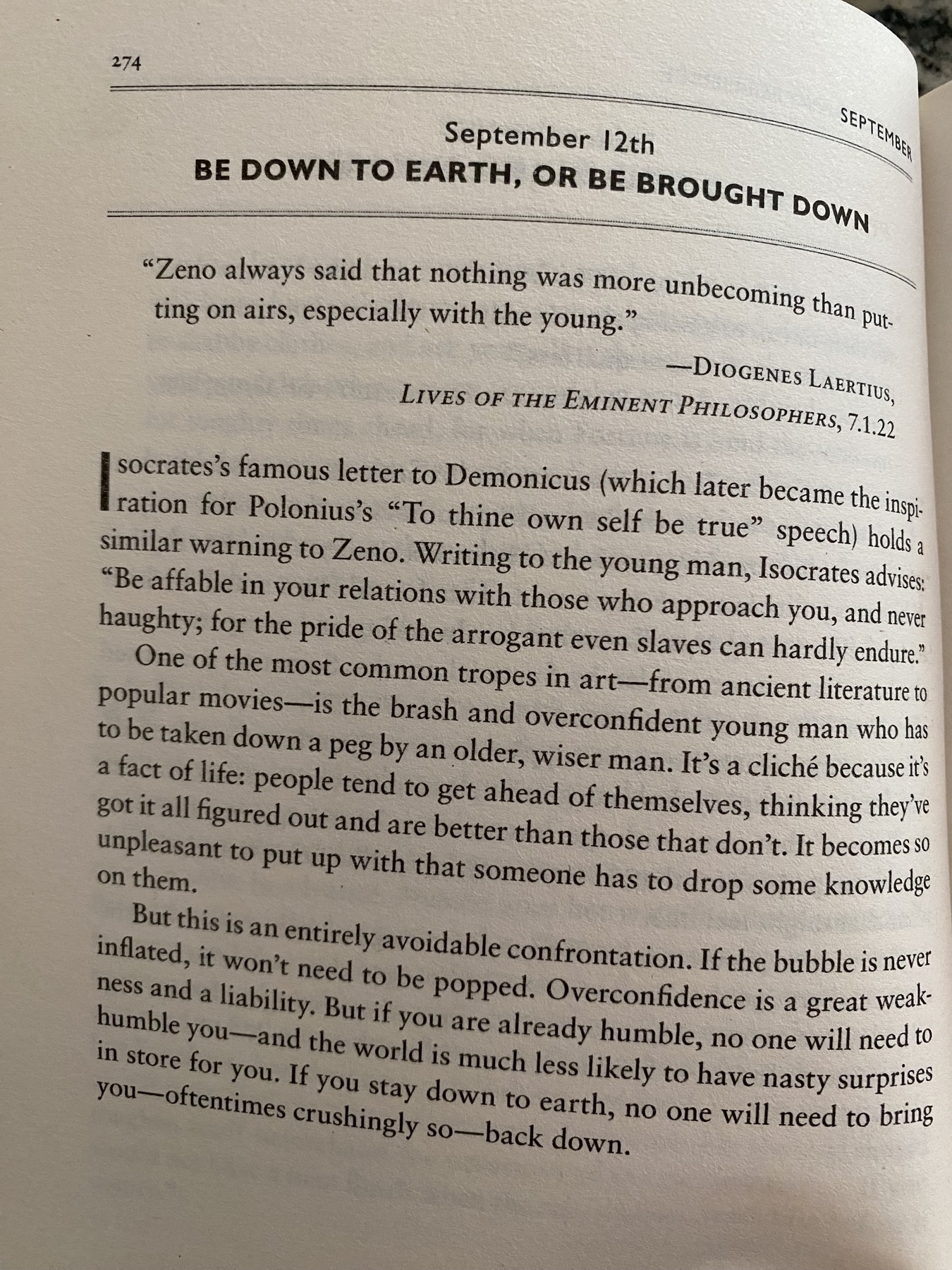 The Daily Stoic … The Daily Quote … 09-12